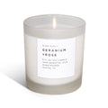 The Geranium + Rose Candle.
