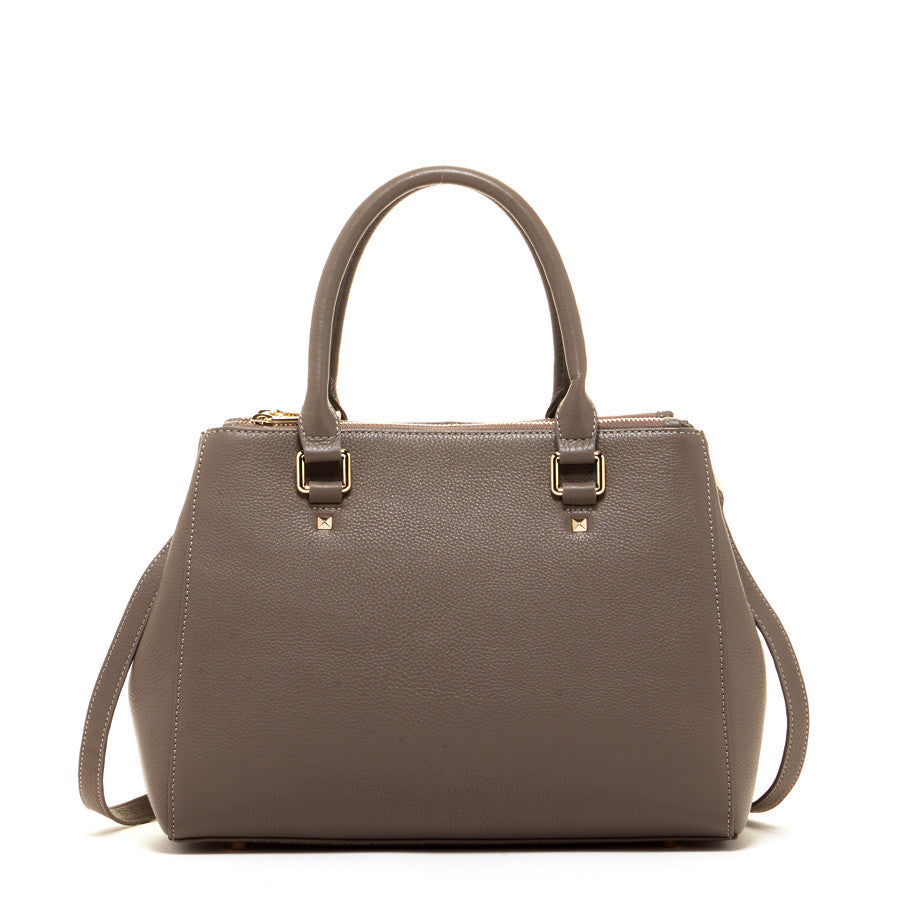 The Satchel — Pebbled Gray