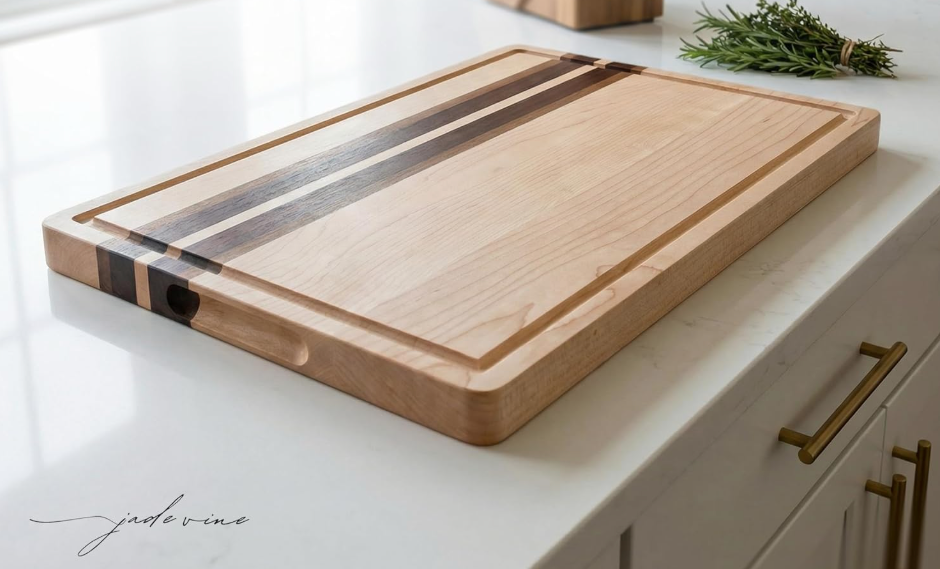 Jade Vine Premium Maple Cutting Board — Large