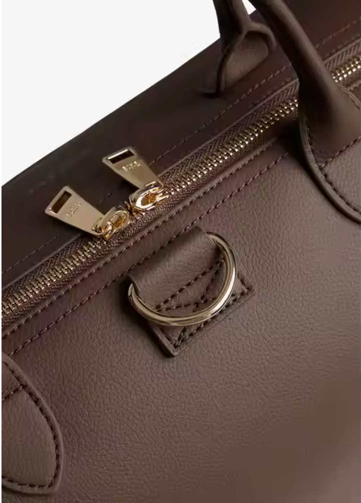 Jade Vine Convertible Tote — Coco Brown