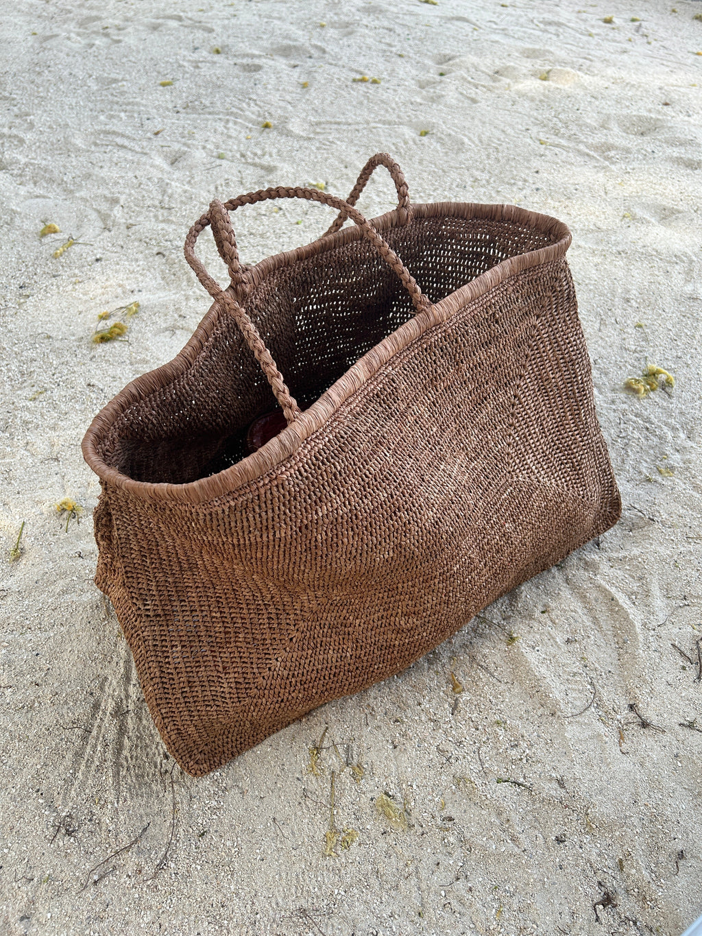The Raffia Beach Tote — XXL