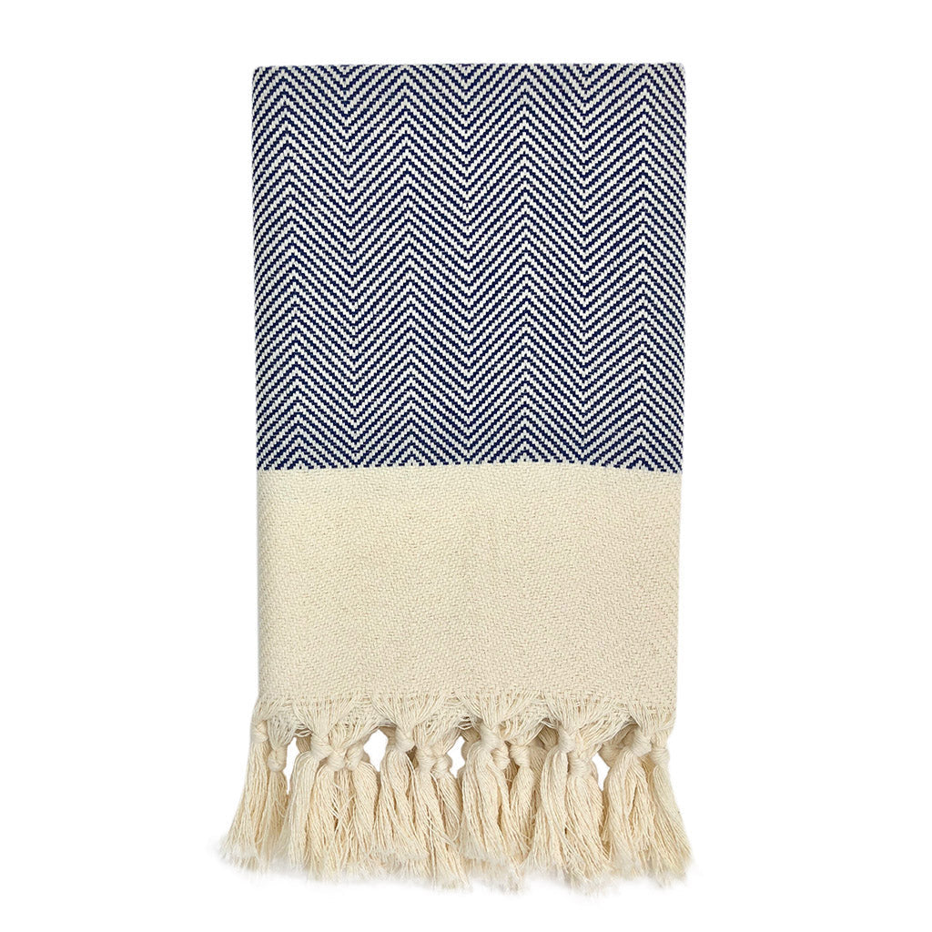 The Herringbone Turkish Hand Towel